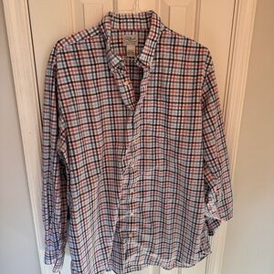 LL Bean Kennebunk Sport Shirt XXL Tall Slightly Fitted